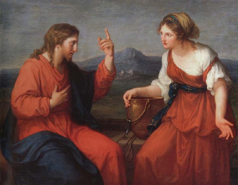 Angelika Kauffmann Christus und die Samariterin oil painting picture